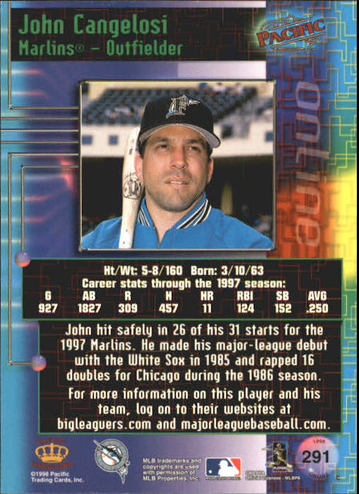 A2778- 1998 Pacific Online Baseball Cards 244-490 -You Pick- 15+ FREE US SHIP - Picture 88 of 394