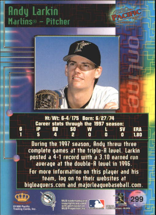 A2778- 1998 Pacific Online Baseball Cards 244-490 -You Pick- 15+ FREE US SHIP - Picture 104 of 394