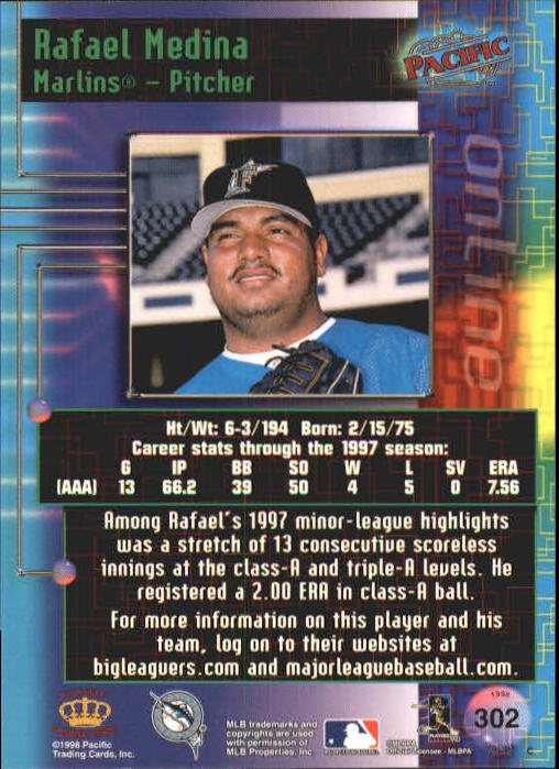 A2778- 1998 Pacific Online Baseball Cards 244-490 -You Pick- 15+ FREE US SHIP - Picture 110 of 394