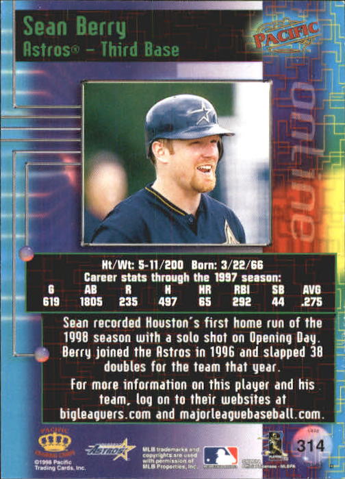A2778- 1998 Pacific Online Baseball Cards 244-490 -You Pick- 15+ FREE US SHIP - Picture 132 of 394
