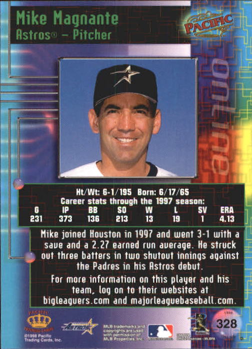 A2778- 1998 Pacific Online Baseball Cards 244-490 -You Pick- 15+ FREE US SHIP - Picture 158 of 394