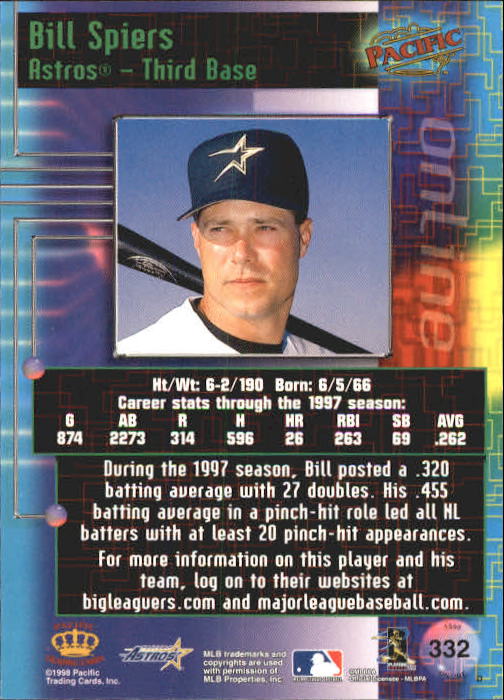 A2778- 1998 Pacific Online Baseball Cards 244-490 -You Pick- 15+ FREE US SHIP - Picture 166 of 394