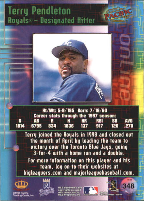 A2778- 1998 Pacific Online Baseball Cards 244-490 -You Pick- 15+ FREE US SHIP - Picture 198 of 394