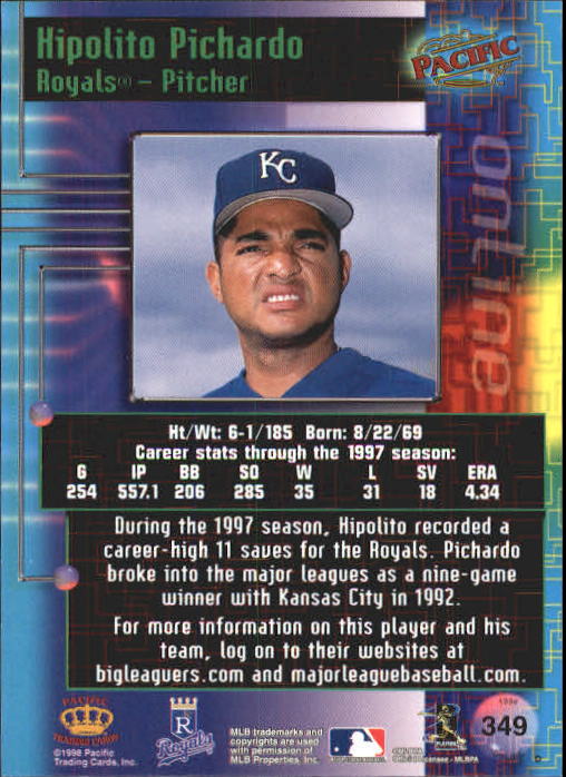 A2778- 1998 Pacific Online Baseball Cards 244-490 -You Pick- 15+ FREE US SHIP - Picture 200 of 394
