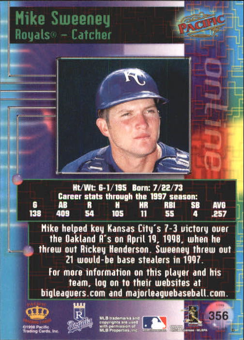 A2778- 1998 Pacific Online Baseball Cards 244-490 -You Pick- 15+ FREE US SHIP - Picture 212 of 394