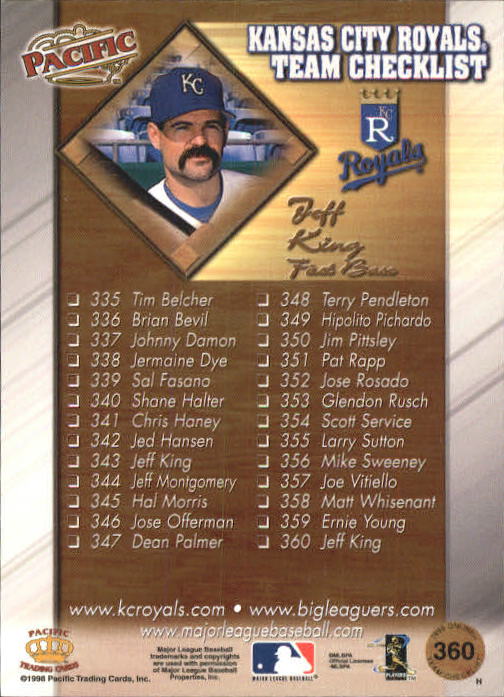 A2778- 1998 Pacific Online Baseball Cards 244-490 -You Pick- 15+ FREE US SHIP - Picture 218 of 394