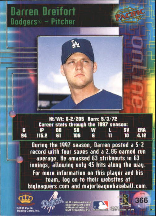 A2778- 1998 Pacific Online Baseball Cards 244-490 -You Pick- 15+ FREE US SHIP - Picture 228 of 394