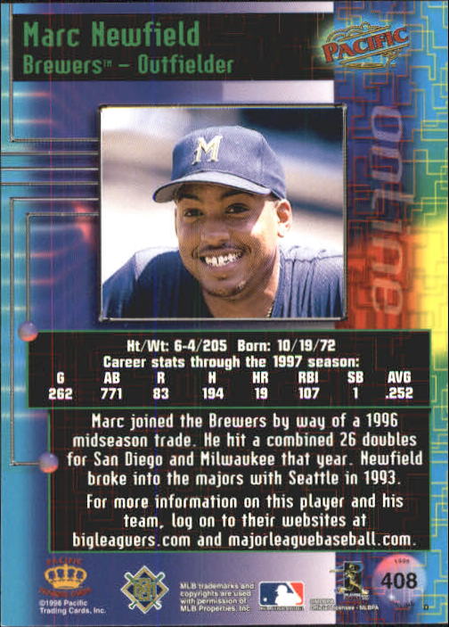 A2778- 1998 Pacific Online Baseball Cards 244-490 -You Pick- 15+ FREE US SHIP - Picture 284 of 394