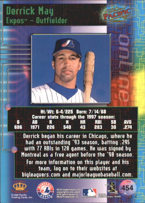 A2778- 1998 Pacific Online Baseball Cards 244-490 -You Pick- 15+ FREE US SHIP - Picture 349 of 394