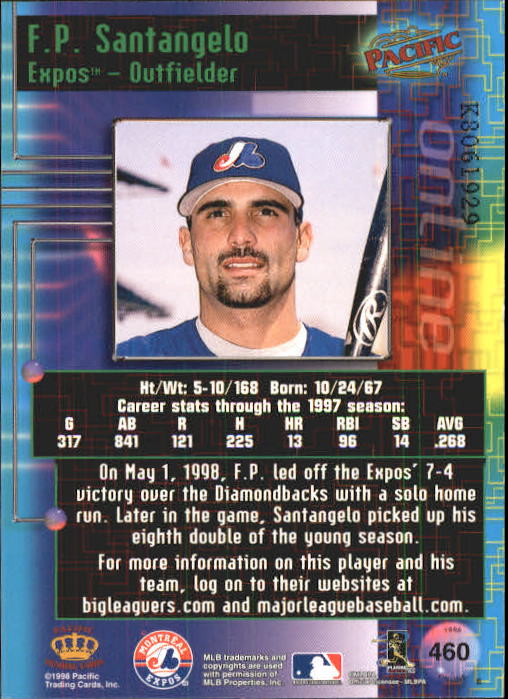 A2778- 1998 Pacific Online Baseball Cards 244-490 -You Pick- 15+ FREE US SHIP - Picture 358 of 394