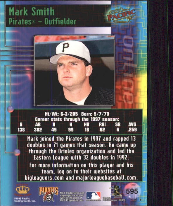 A2778- 1998 Pacific Online Baseball Cards 491-732 -You Pick- 15+ FREE US SHIP - Picture 102 of 250