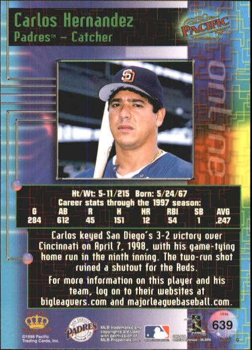 A2778- 1998 Pacific Online Baseball Cards 491-732 -You Pick- 15+ FREE US SHIP - Picture 151 of 250