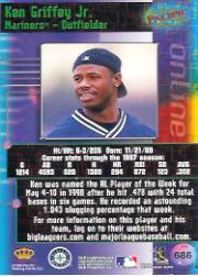 1998 Pacific Online #686A K.Griffey Jr. Hitting back image