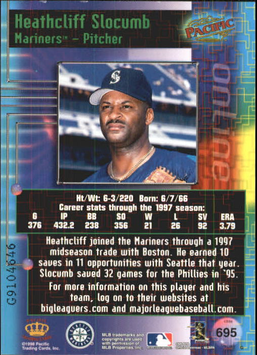 A2778- 1998 Pacific Online Baseball Cards 491-732 -You Pick- 15+ FREE US SHIP - Picture 211 of 250