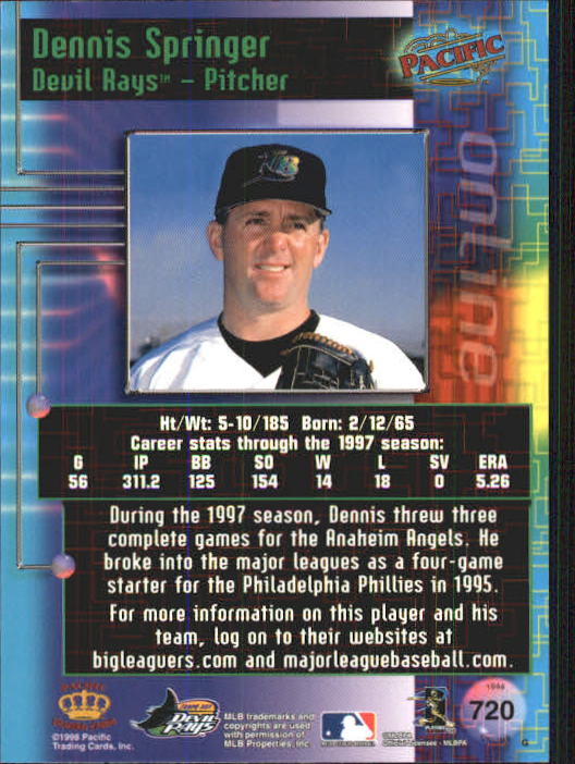A2778- 1998 Pacific Online Baseball Cards 491-732 -You Pick- 15+ FREE US SHIP - Picture 237 of 250