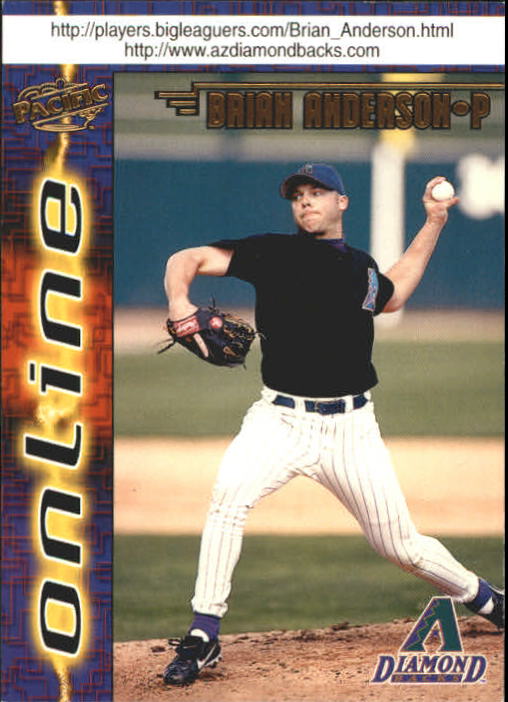 1998 Pacific Online Web Cards #27 Brian Anderson