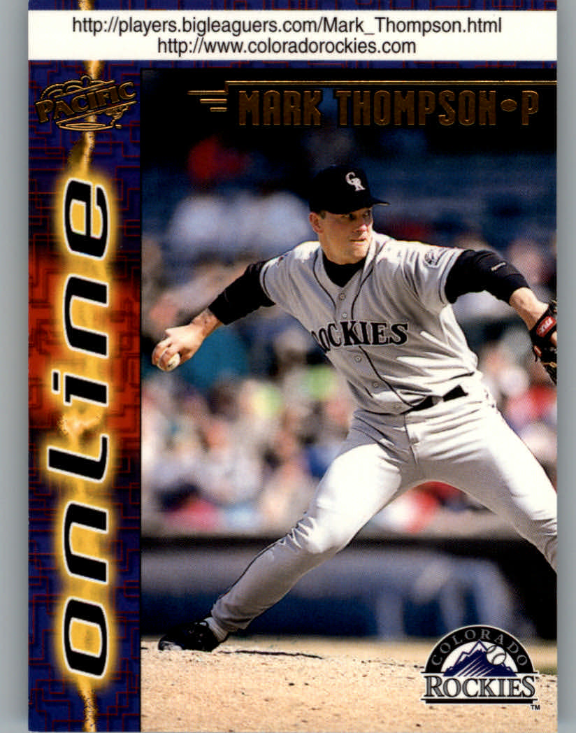 1998 Pacific Online Web Cards #257 Mark Thompson