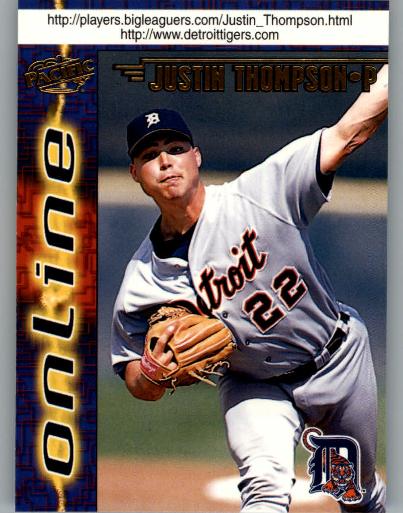 1998 Pacific Online Web Cards #286 Justin Thompson