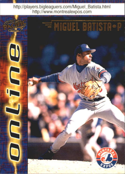 1998 Pacific Online Web Cards #444 Miguel Batista