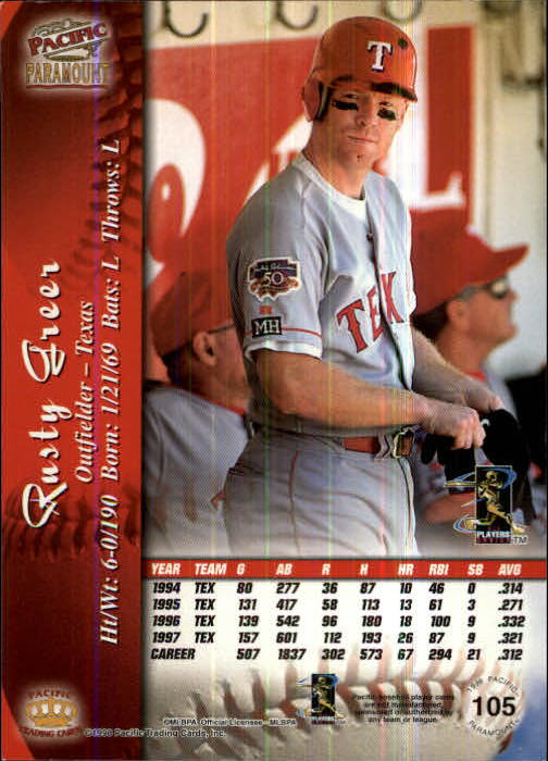 B5199- 1998 Paramount BB Card #s 1-250 +Rookies -You Pick- 15+ FREE US SHIP - Picture 197 of 479