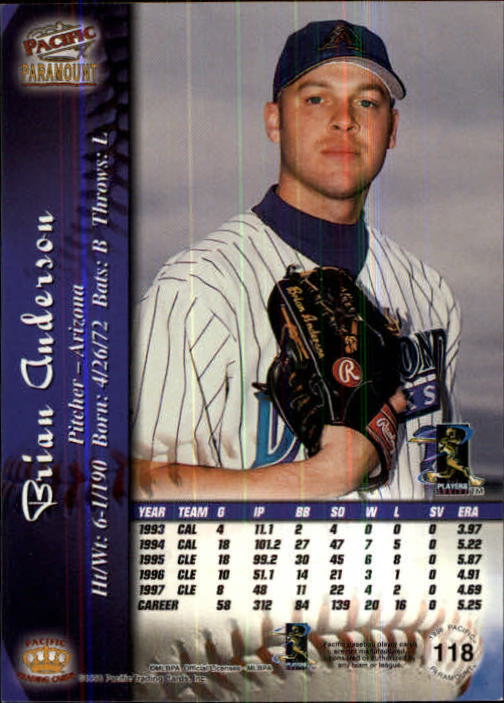 B5199- 1998 Paramount BB Card #s 1-250 +Rookies -You Pick- 15+ FREE US SHIP - Picture 221 of 479