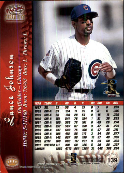 B5199- 1998 Paramount BB Card #s 1-250 +Rookies -You Pick- 15+ FREE US SHIP - Picture 263 of 479