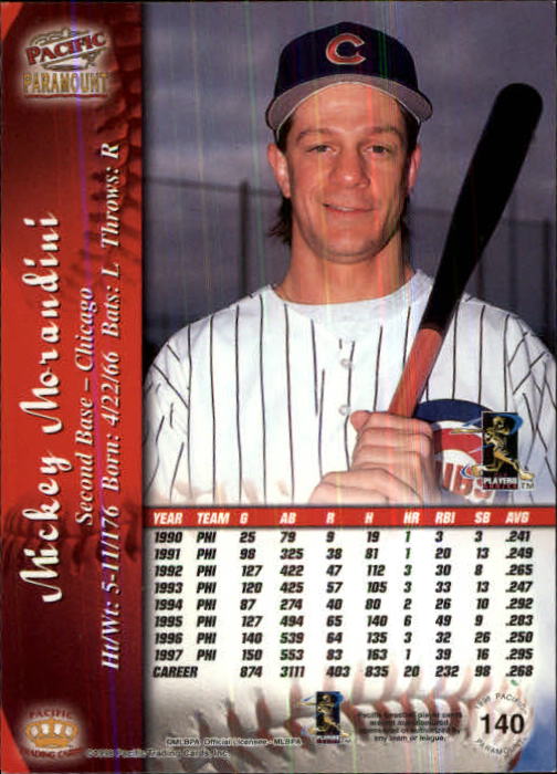 B5199- 1998 Paramount BB Card #s 1-250 +Rookies -You Pick- 15+ FREE US SHIP - Picture 265 of 479