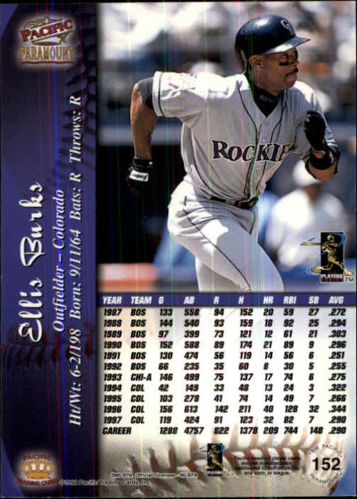 B5199- 1998 Paramount BB Card #s 1-250 +Rookies -You Pick- 15+ FREE US SHIP - Picture 289 of 479