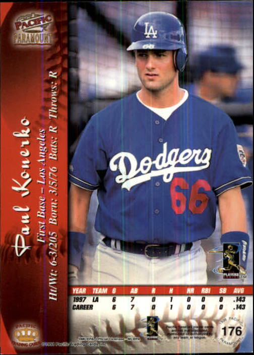 B5199- 1998 Paramount BB Card #s 1-250 +Rookies -You Pick- 15+ FREE US SHIP - Picture 337 of 479