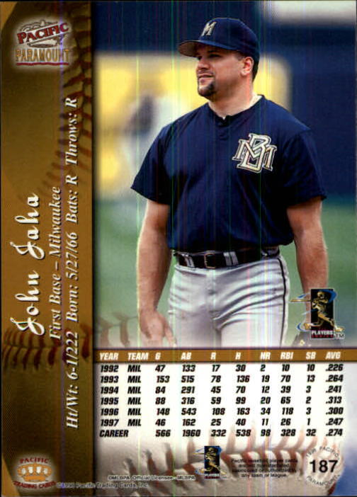 B5199- 1998 Paramount BB Card #s 1-250 +Rookies -You Pick- 15+ FREE US SHIP - Picture 359 of 479