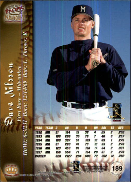 B5199- 1998 Paramount BB Card #s 1-250 +Rookies -You Pick- 15+ FREE US SHIP - Picture 363 of 479