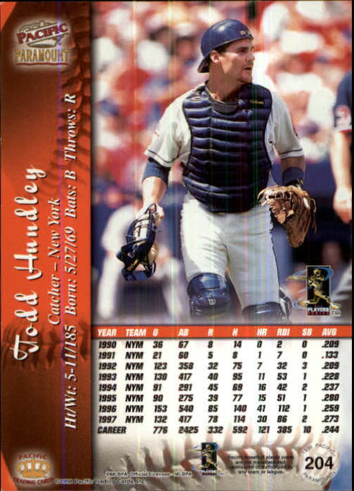 B5199- 1998 Paramount BB Card #s 1-250 +Rookies -You Pick- 15+ FREE US SHIP - Picture 391 of 479