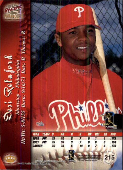 B5199- 1998 Paramount BB Card #s 1-250 +Rookies -You Pick- 15+ FREE US SHIP - Picture 411 of 479