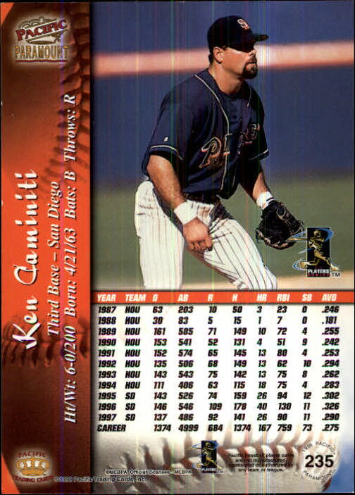 B5199- 1998 Paramount BB Card #s 1-250 +Rookies -You Pick- 15+ FREE US SHIP - Picture 451 of 479