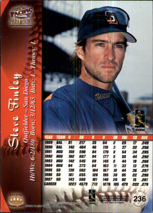 B5199- 1998 Paramount BB Card #s 1-250 +Rookies -You Pick- 15+ FREE US SHIP - Picture 453 of 479