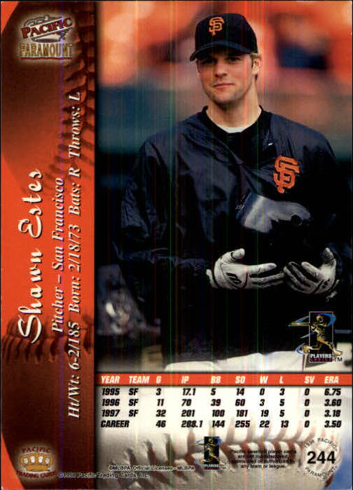 B5199- 1998 Paramount BB Card #s 1-250 +Rookies -You Pick- 15+ FREE US SHIP - Picture 469 of 479