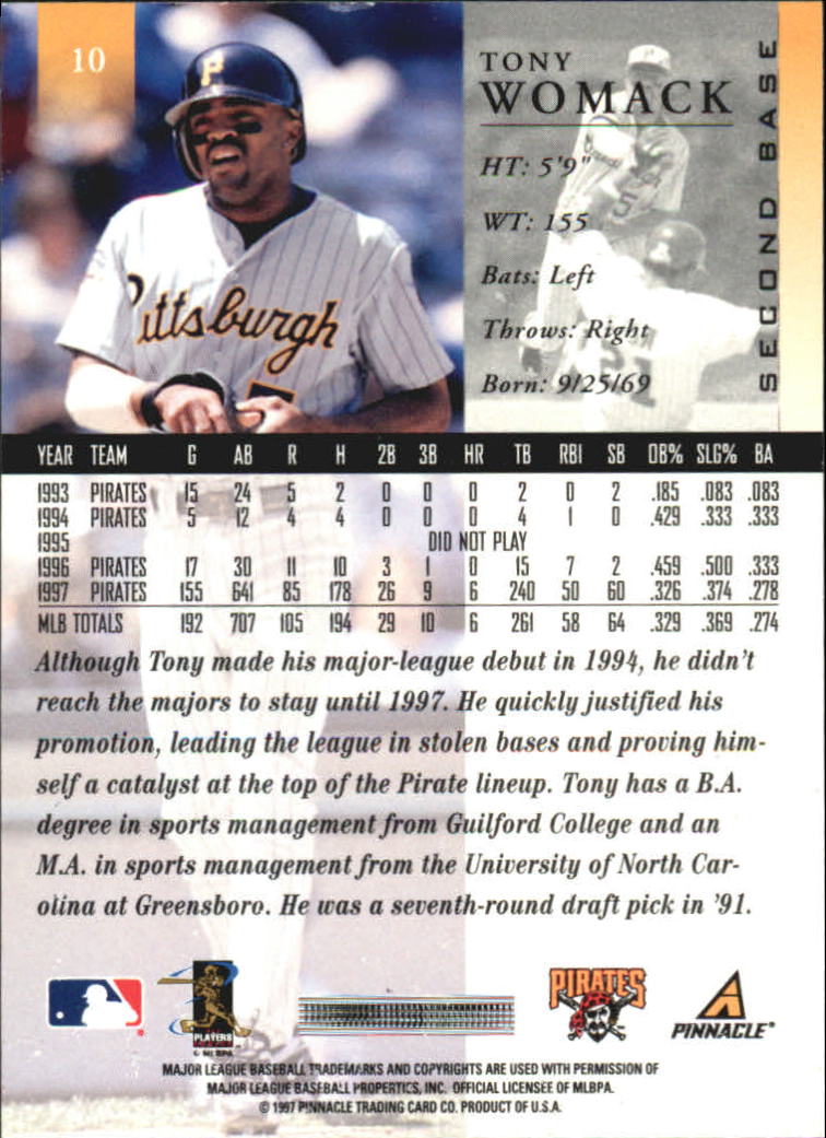A7141- 1998 Pinnacle Baseball Cards 1-200 +Rookies -You Pick- 15+ FREE US SHIP - Picture 11 of 331