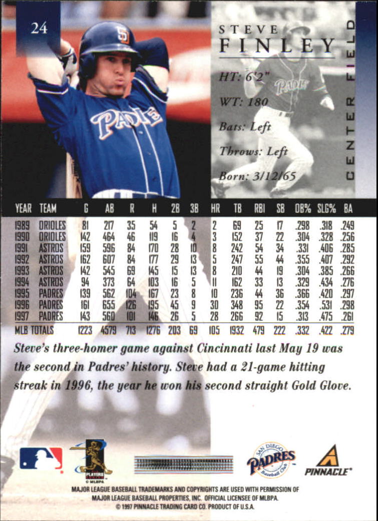 A7141- 1998 Pinnacle Baseball Cards 1-200 +Rookies -You Pick- 15+ FREE US SHIP - Picture 35 of 331