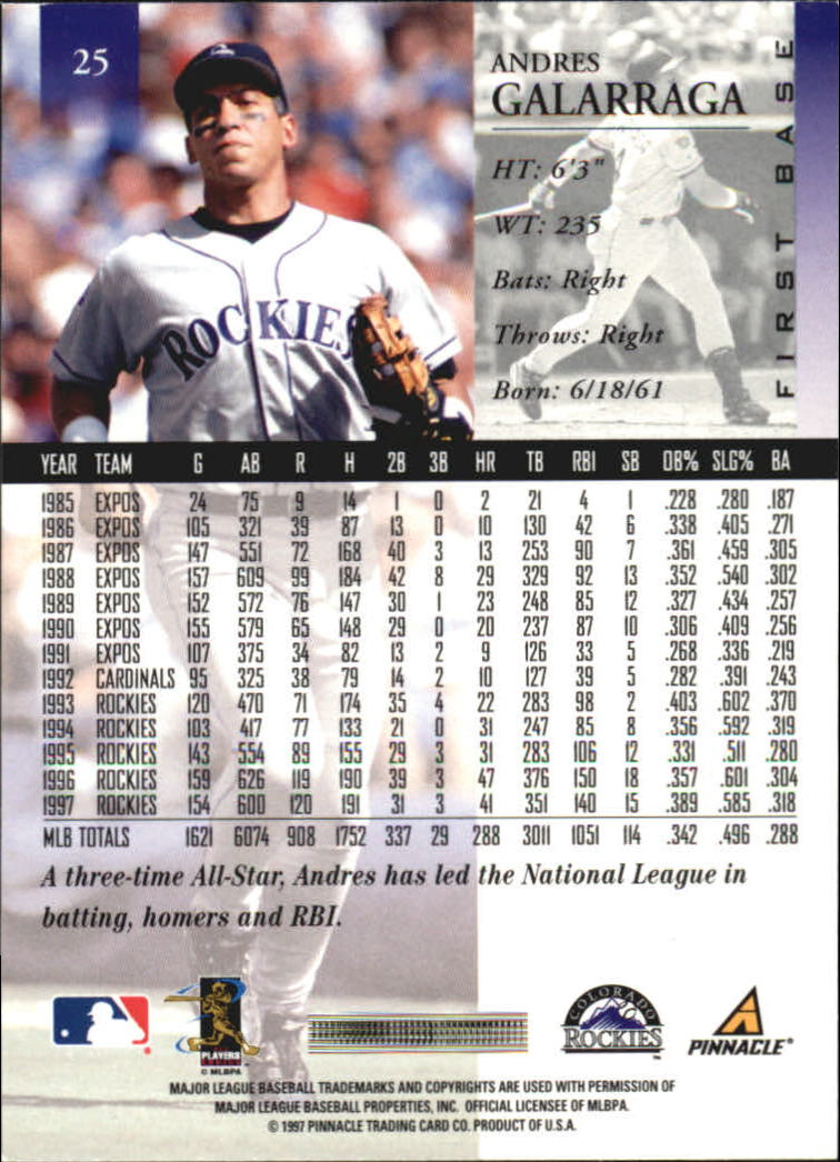 A7141- 1998 Pinnacle Baseball Cards 1-200 +Rookies -You Pick- 15+ FREE US SHIP - Picture 37 of 331