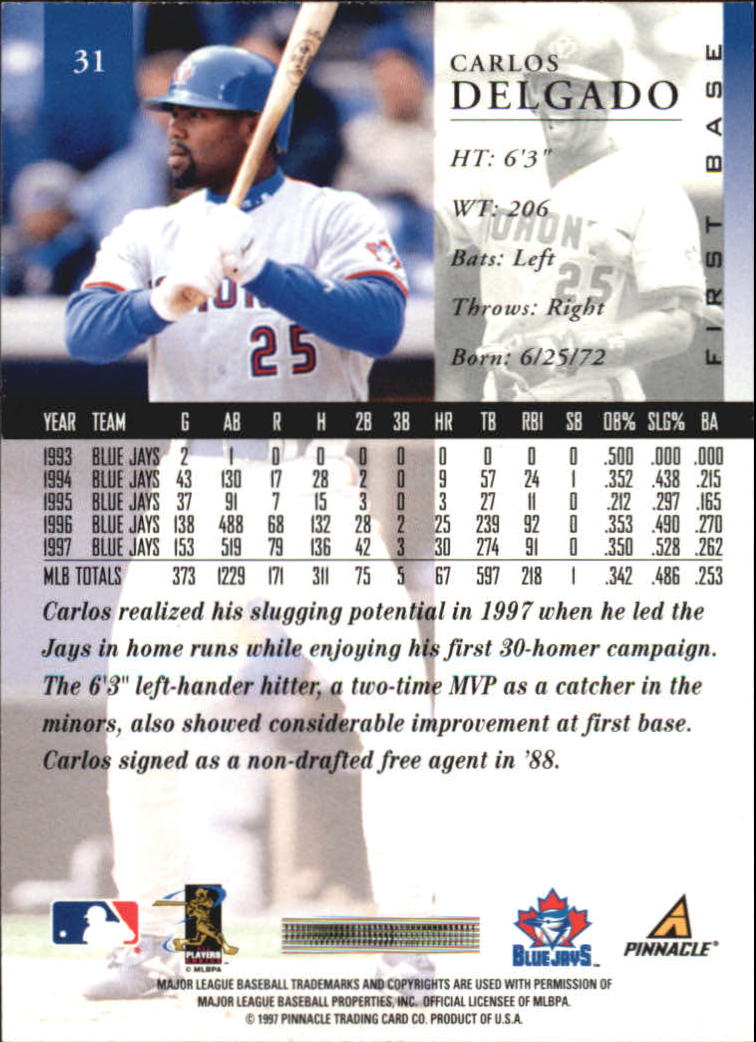 A7141- 1998 Pinnacle Baseball Cards 1-200 +Rookies -You Pick- 15+ FREE US SHIP - Picture 49 of 331