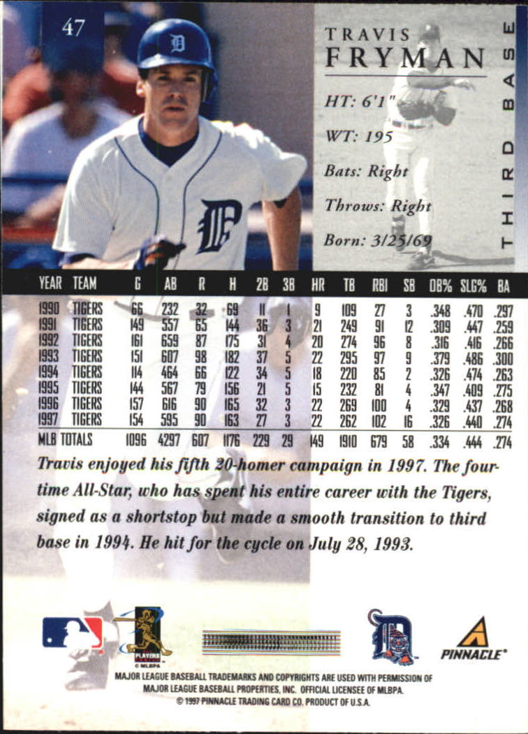 A7141- 1998 Pinnacle Baseball Cards 1-200 +Rookies -You Pick- 15+ FREE US SHIP - Picture 77 of 331