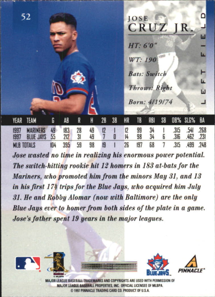 A7141- 1998 Pinnacle Baseball Cards 1-200 +Rookies -You Pick- 15+ FREE US SHIP - Picture 87 of 331
