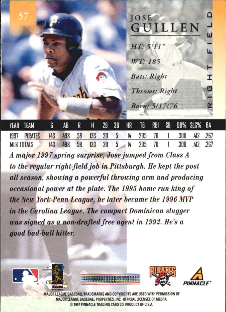 A7141- 1998 Pinnacle Baseball Cards 1-200 +Rookies -You Pick- 15+ FREE US SHIP - Picture 95 of 331