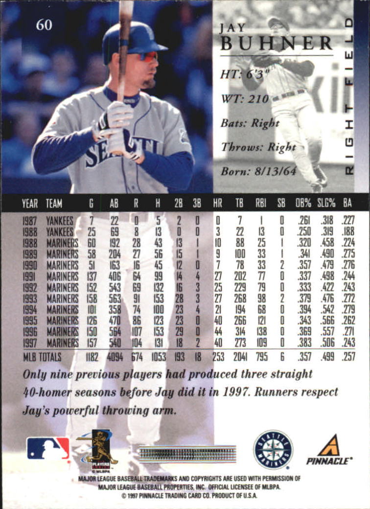 A7141- 1998 Pinnacle Baseball Cards 1-200 +Rookies -You Pick- 15+ FREE US SHIP - Picture 99 of 331