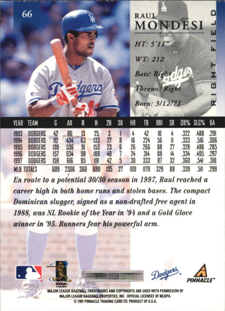 A7141- 1998 Pinnacle Baseball Cards 1-200 +Rookies -You Pick- 15+ FREE US SHIP - Picture 109 of 331