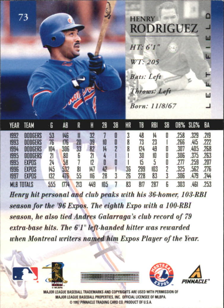 A7141- 1998 Pinnacle Baseball Cards 1-200 +Rookies -You Pick- 15+ FREE US SHIP - Picture 119 of 331