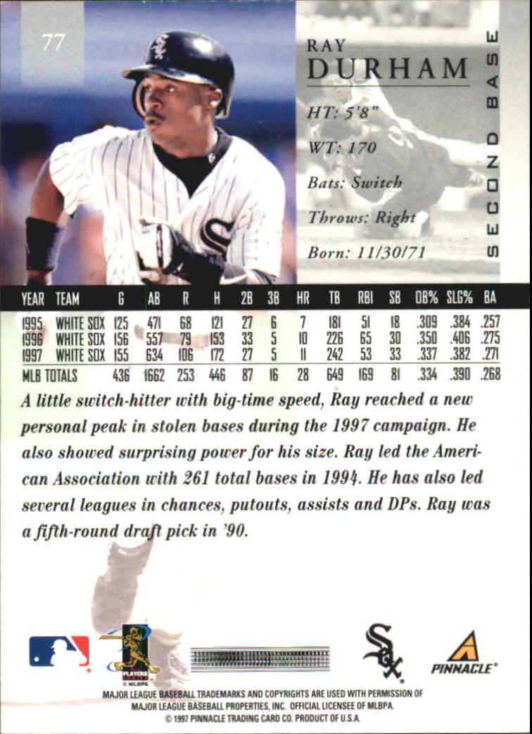 A7141- 1998 Pinnacle Baseball Cards 1-200 +Rookies -You Pick- 15+ FREE US SHIP - Picture 125 of 331