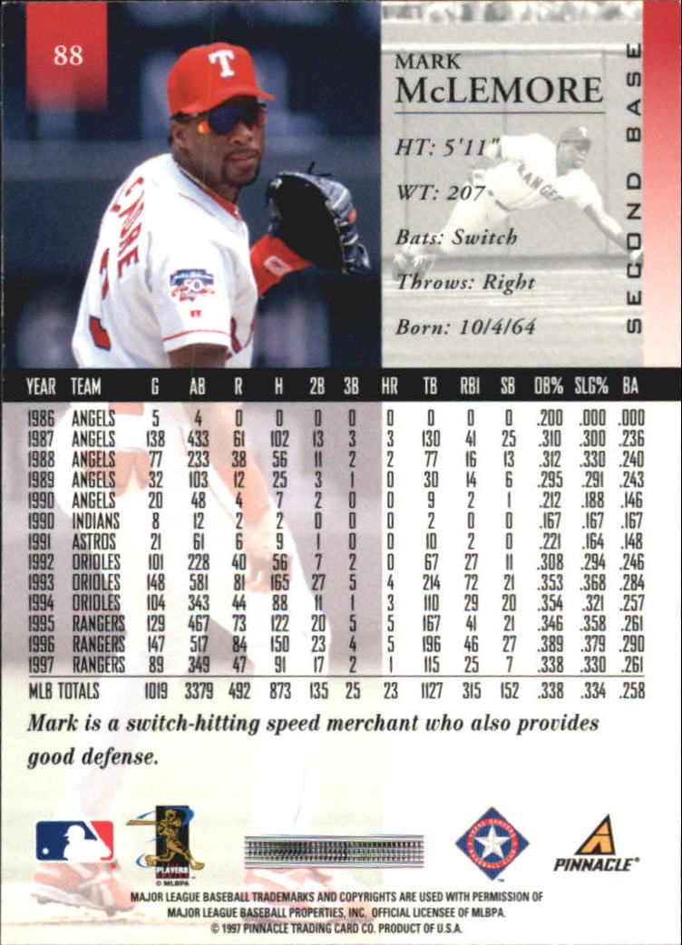A7141- 1998 Pinnacle Baseball Cards 1-200 +Rookies -You Pick- 15+ FREE US SHIP - Picture 145 of 331