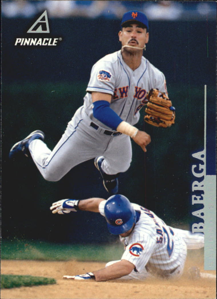 1998 Pinnacle New York Mets Baseball Card #91 Carlos Baerga | eBay