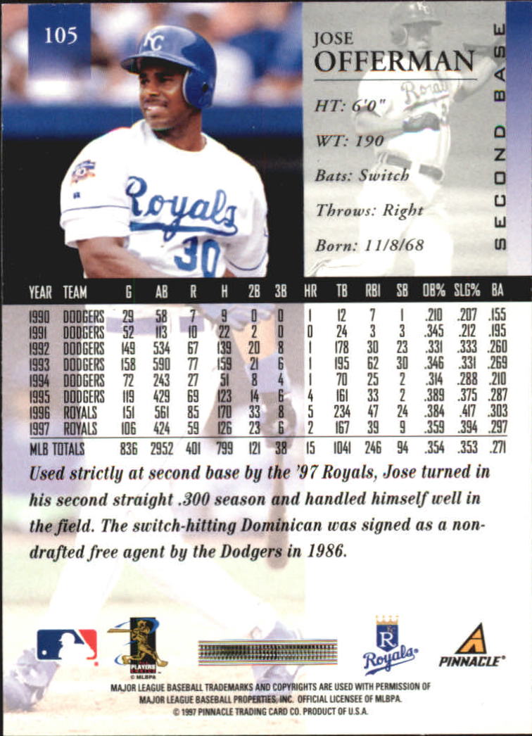 A7141- 1998 Pinnacle Baseball Cards 1-200 +Rookies -You Pick- 15+ FREE US SHIP - Picture 171 of 331